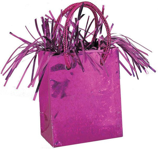 Gift Bag Balloon Weight - Prismatic Hot Pink - The Party Marketplace