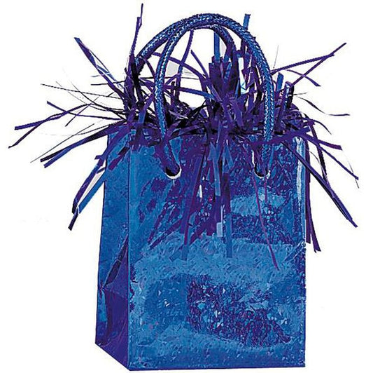 Gift Bag Balloon Weight - Prismatic Royal Blue - The Party Marketplace
