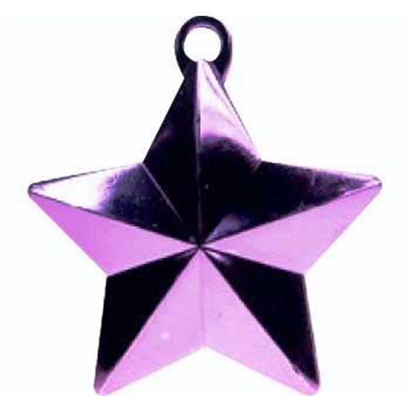 Glitz Star Balloon Weight - Lavender - The Party Marketplace