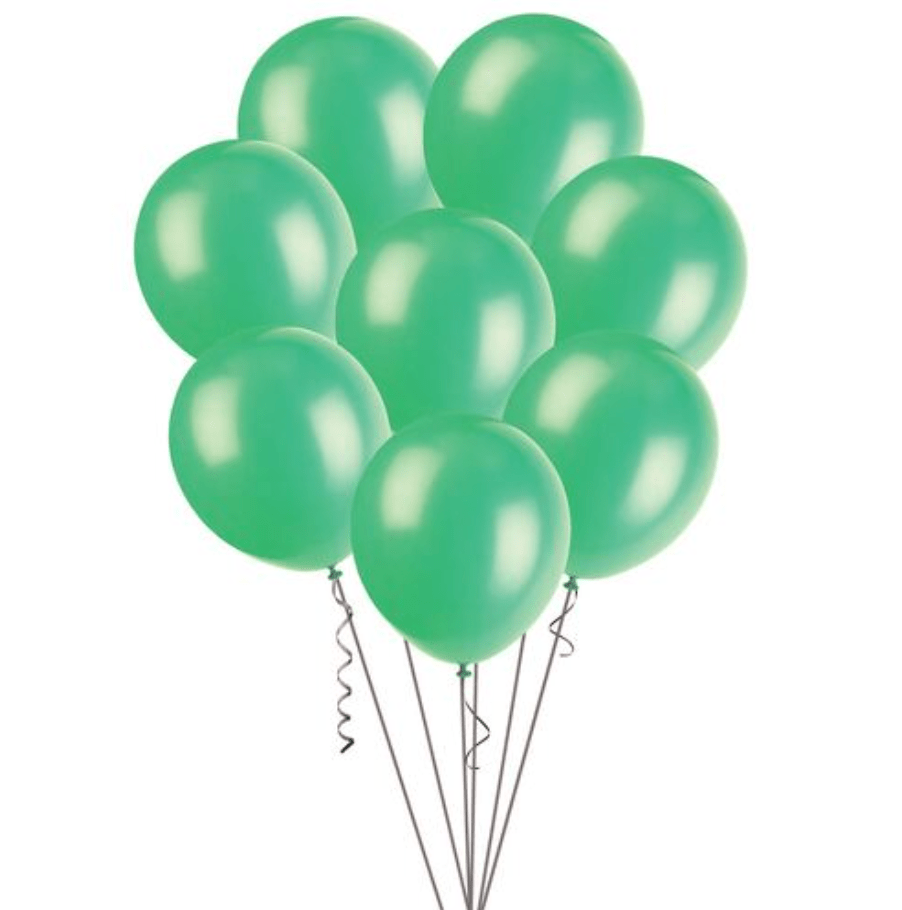 Green Decorator Balloons 30cm (Pack of 100) - The Party Marketplace
