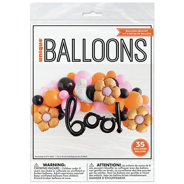 Groovy Halloween Balloon Arch Kit (35 piece set) - The Party Marketplace