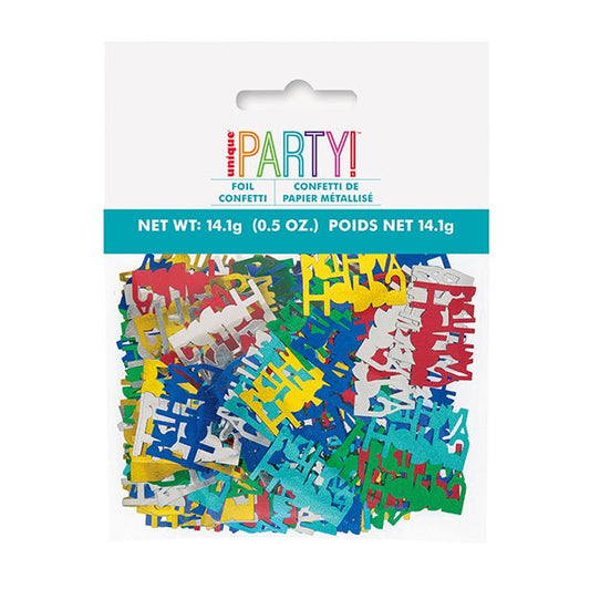 Happy Birthday Foil Confetti (14g) - The Party Marketplace