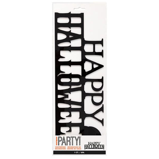 "Happy Halloween" Acrylic Centrepiece Decoration - The Party Marketplace
