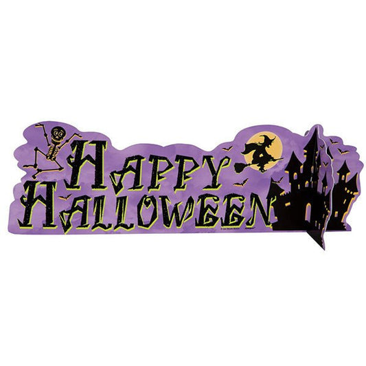 Haunted House "Happy Halloween" Deluxe 3D Centrepiece - The Party Marketplace