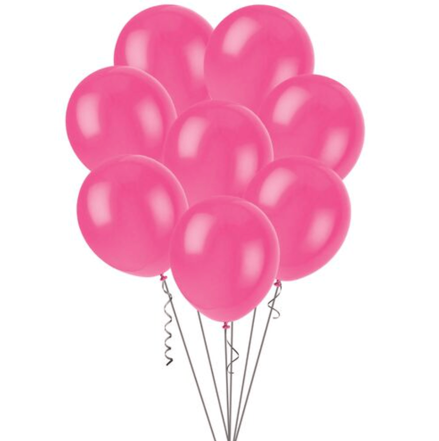 Hot Pink Decorator Balloons 30cm (Pack of 25) - The Party Marketplace