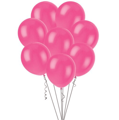 Hot Pink Decorator Balloons 30cm (Pack of 25) - The Party Marketplace