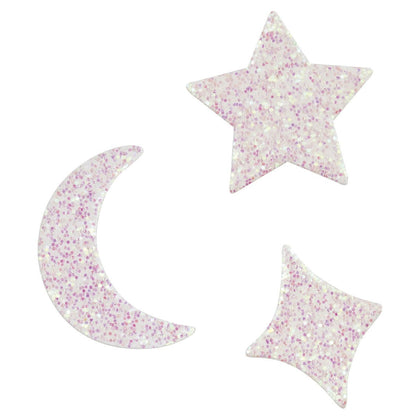 Iridescent Glitter Moon & Stars Jumbo Confetti (56.6g) - The Party Marketplace