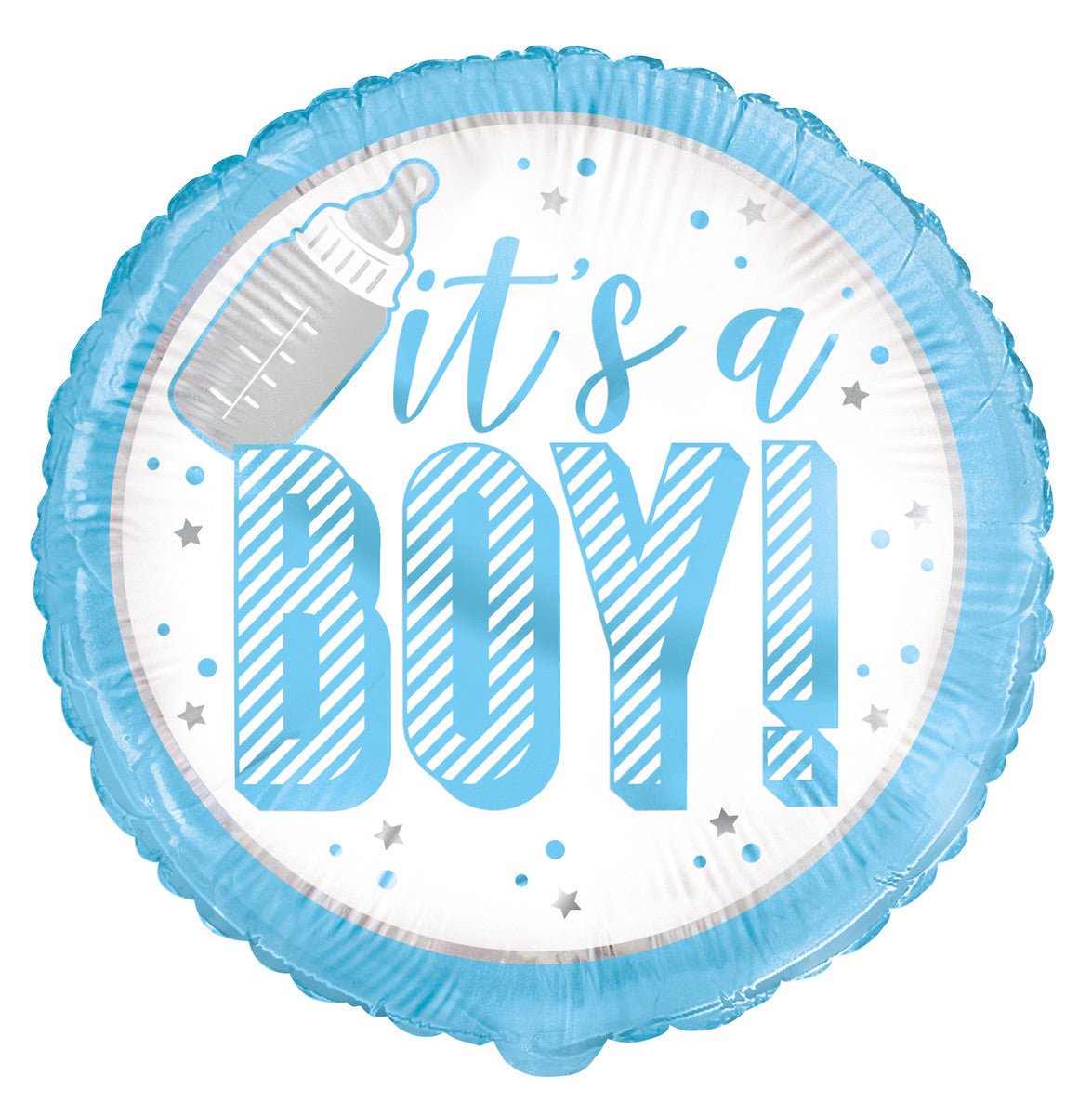 "It's a Boy" Blue Foil Balloon 45cm - The Party Marketplace