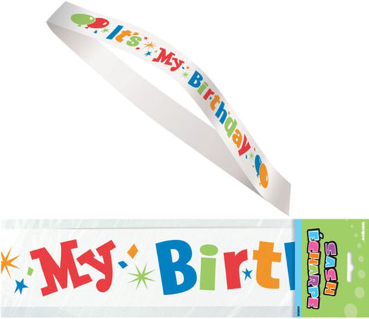 "It's My Birthday" Satin Sash - The Party Marketplace
