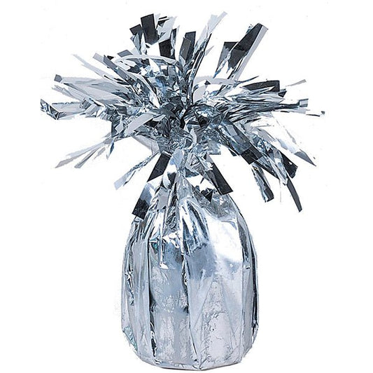 Jumbo Foil Balloon Weight - Silver - The Party Marketplace