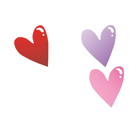 Jumbo Hearts Foil Confetti (14g) - The Party Marketplace
