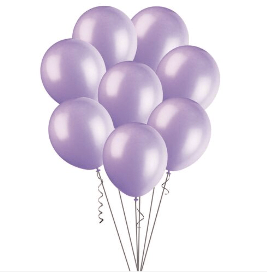 Lavender Decorator Balloons 30cm (Pack of 25) - The Party Marketplace