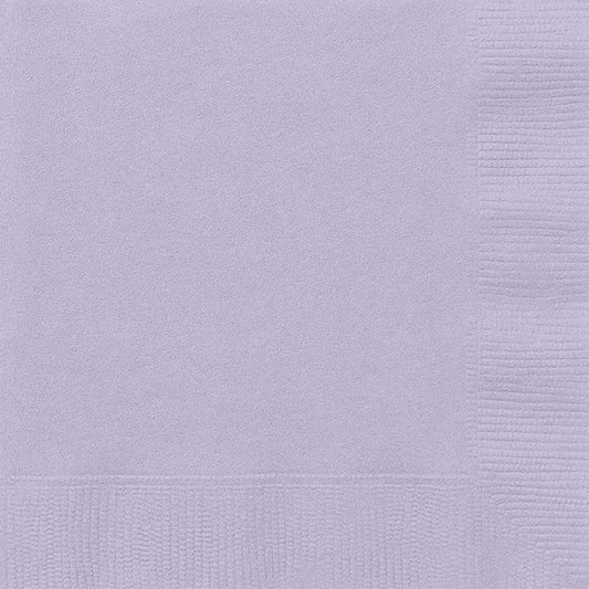 Lavender Luncheon Napkins (Pack of 20) - The Party Marketplace