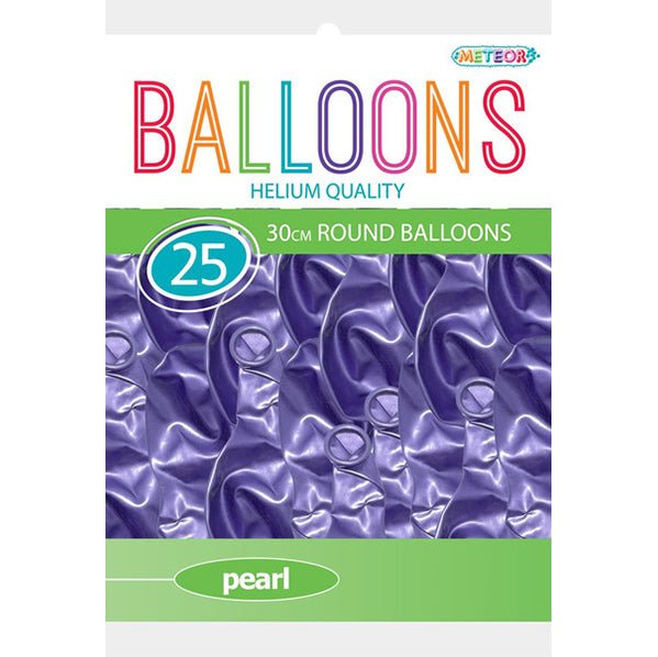 Lavender Pearl Balloons 30cm (Pack of 25) - The Party Marketplace