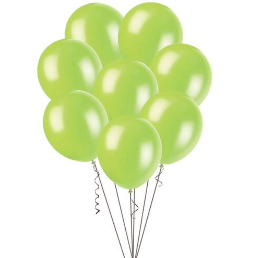 Lime Green Decorator Balloons 30cm (Pack of 100) - The Party Marketplace