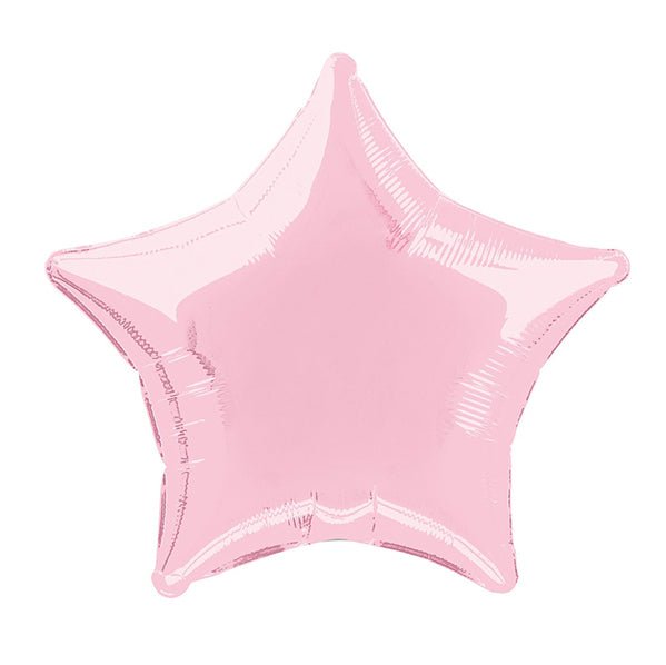 Lovely Pink Star Foil Balloon 50cm - The Party Marketplace