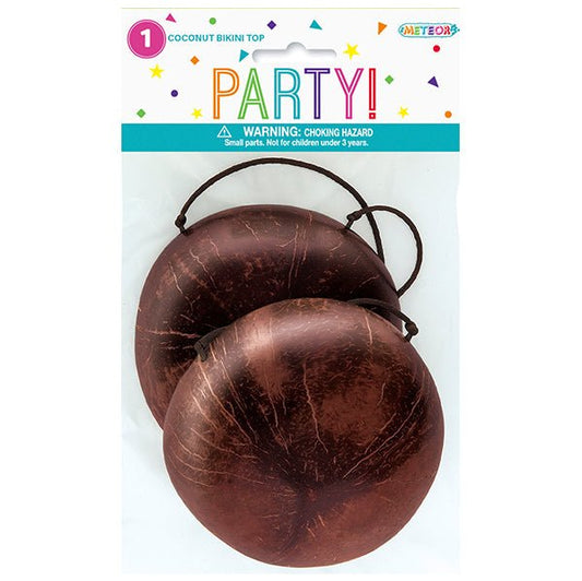 Luau Coconut Bikini Top - The Party Marketplace