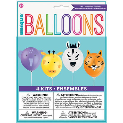 Make Your Own Balloon Kit - Animal (4 kits) - The Party Marketplace