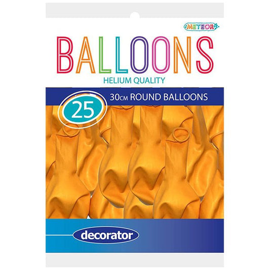 Mango Decorator Balloons 30cm (Pack of 25) - The Party Marketplace