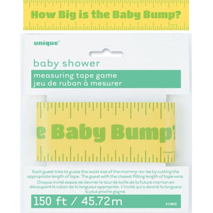 Measuring Tape Baby Bump Game - The Party Marketplace