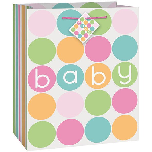 Medium Gift Bag - Pastel Baby Shower - The Party Marketplace