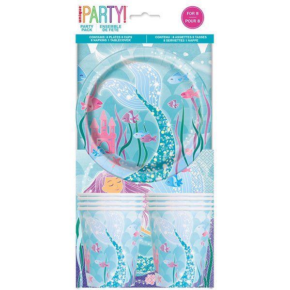 Mermaid Party Pack (For 8) - The Party Marketplace