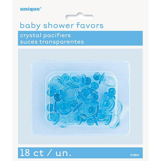 Mini Baby Pacifiers 2.5cm - Blue (Pack of 18) - The Party Marketplace