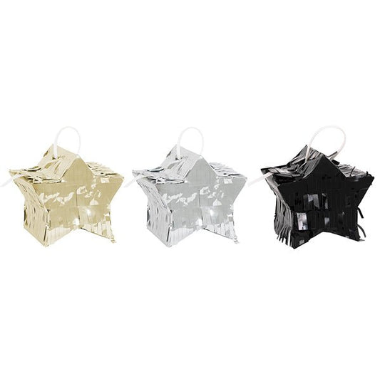 Mini Piñata - Assorted Stars (Pack of 3) - The Party Marketplace