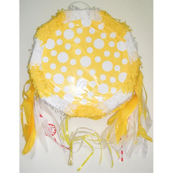 Mini Piñata - Dots Sunflower Yellow - The Party Marketplace