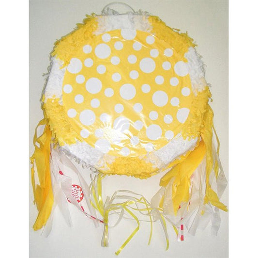 Mini Piñata - Dots Sunflower Yellow - The Party Marketplace