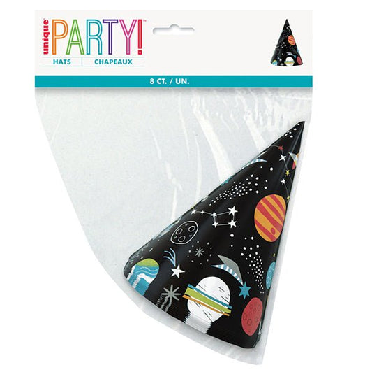 Outer Space Party Hats (Pack of 8) - The Party Marketplace