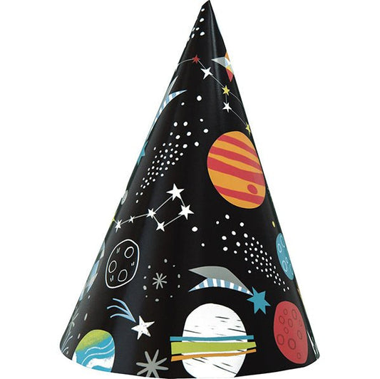 Outer Space Party Hats (Pack of 8) - The Party Marketplace