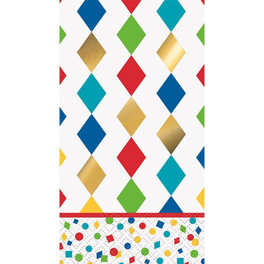 Party Diamonds Foil Stamped Guest Napkins (Pack of 16) - The Party Marketplace