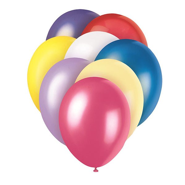 Pastel Assorted Premium Pearl Balloons 30cm (Pack of 8) - The Party Marketplace