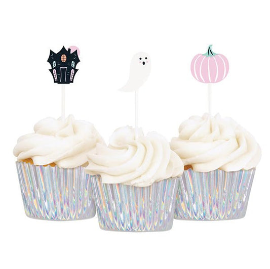 Pastel Hauntings Cupcake Kit (For 12) - The Party Marketplace
