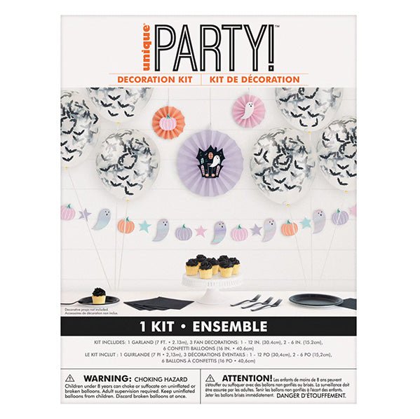 Pastel Hauntings Decoration Kit (10 Piece Kit) - The Party Marketplace