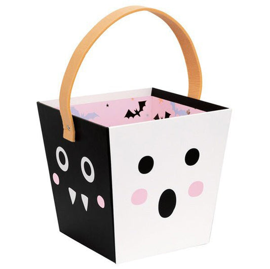 Pastel Hauntings Halloween Paper Bucket - The Party Marketplace