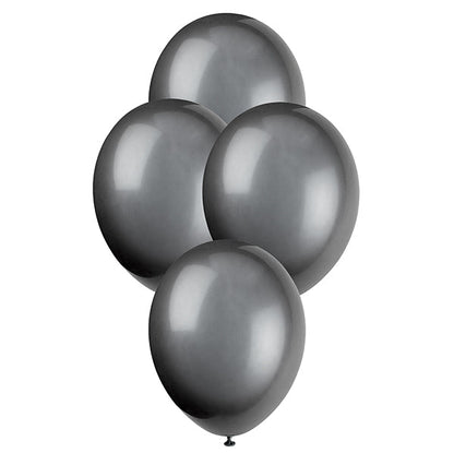 Phantom Black Premium Balloons 30cm (Pack of 50) - The Party Marketplace