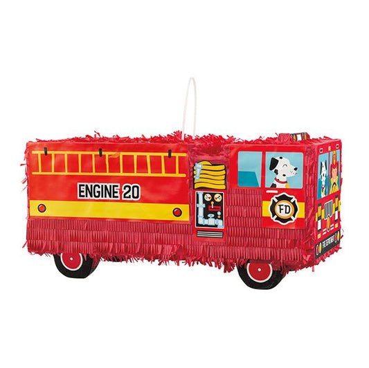 Piñata - Red Fire Truck - The Party Marketplace