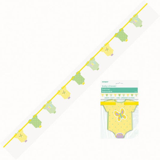 Polka Dots Baby Shower Cutout Banner - 1.96m - The Party Marketplace