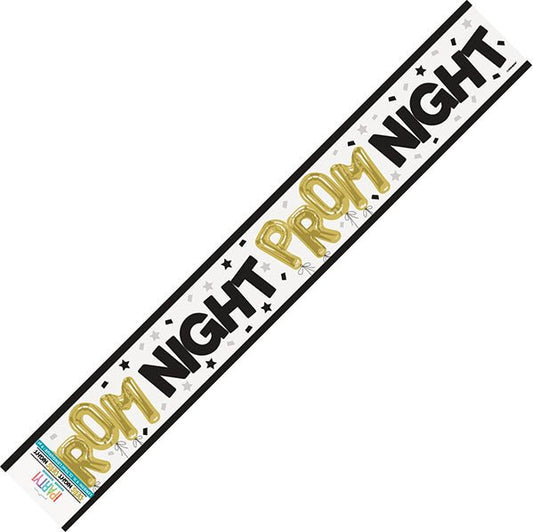 "Prom Night" Foil Banner - 2.74m - The Party Marketplace