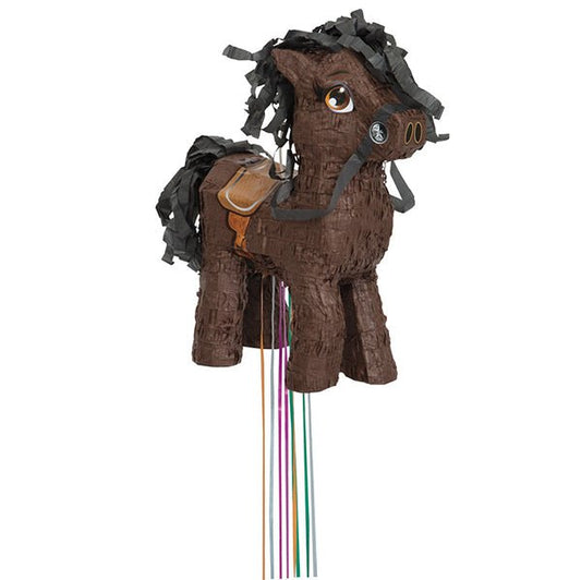 Pull String Piñata - Brown Horse - The Party Marketplace