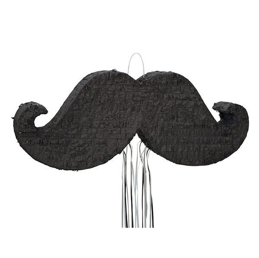 Pull String Piñata - Moustache - The Party Marketplace