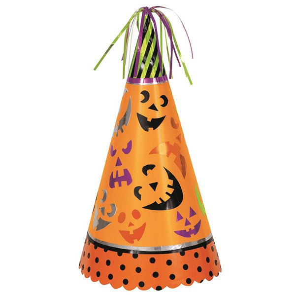 Pumpkin Faces Jumbo Party Hat 33cm - The Party Marketplace