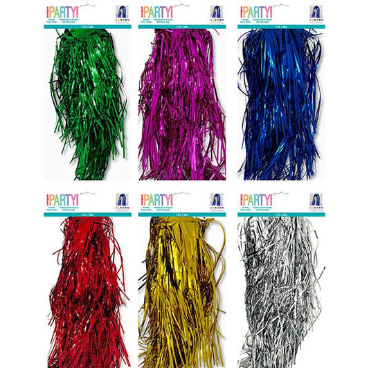 Punk Foil Wigs - Assorted (Pack of 6) - The Party Marketplace