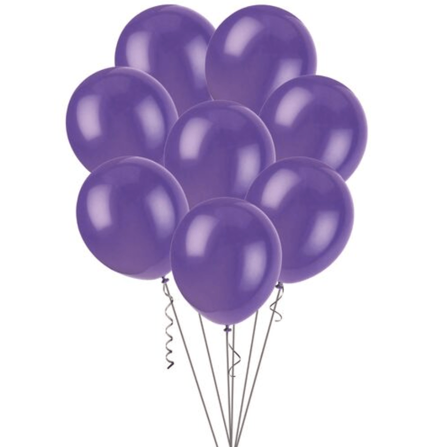 Purple Decorator Balloons 30cm (Pack of 100) - The Party Marketplace