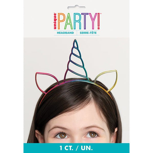 Rainbow Unicorn Party Headband - The Party Marketplace