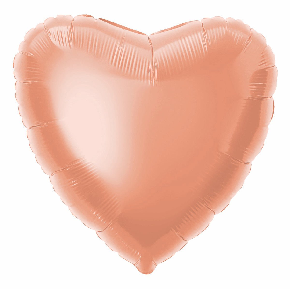 Rose Gold Heart Foil Balloon 45cm - The Party Marketplace