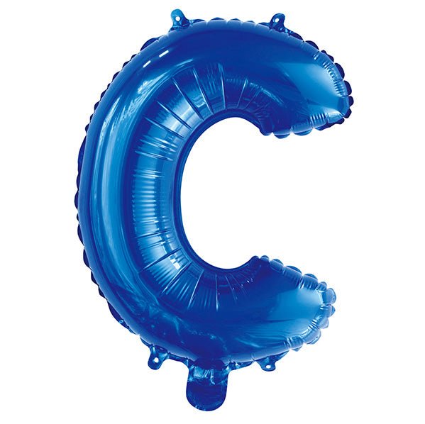Royal Blue "C" Letter Foil Balloon (35cm) - The Party Marketplace