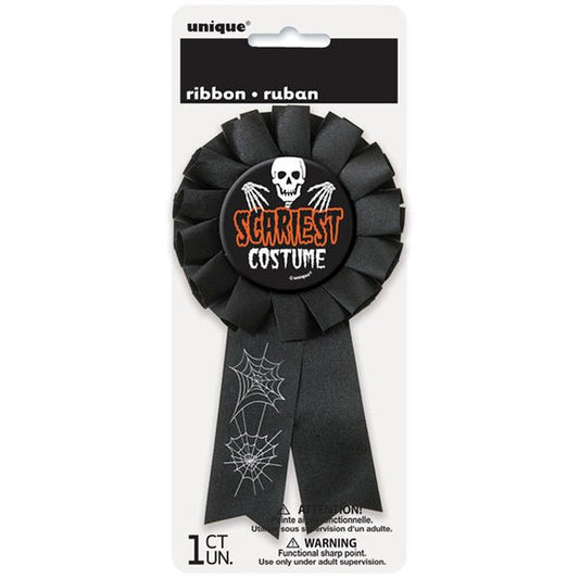 "Scariest Costume" Award Ribbon - The Party Marketplace